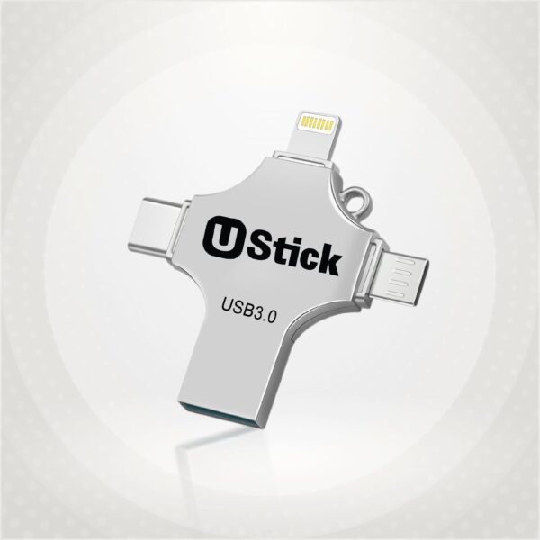2TB 4 in 1 IOS flash drive USB 3 0 Memory Stick OTG Pendrive Fast Speed Type C For i O S Tablet Android Smartphone PC