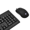 KM100 KEYBOARD AND MOUSE COMBO WIRED USB OFFICE DESKTOP PC KEYBOARD MOUSE WITH SLIM DESIGN