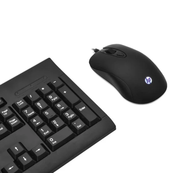 KM100 KEYBOARD AND MOUSE COMBO WIRED USB OFFICE DESKTOP PC KEYBOARD MOUSE WITH SLIM DESIGN