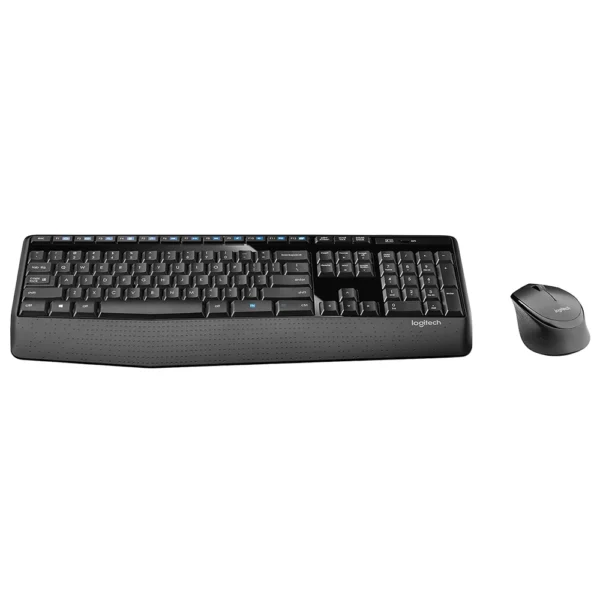 Logitech MK345 Full Sized Wireless Keyboard and Mouse Combo with Palm Rest