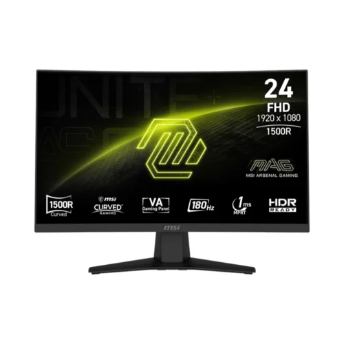 MAG 244C 23 6 CURVED GAMING MONITOR 23 6 VA FHD 1MS 180HZ ADAPTIVE SYNC HD MI DP
