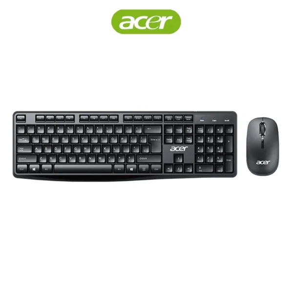 my-11134207-820lh-meeik4h8dukicc.webp Acer KM41 2K Wireless Keyboard Mouse 1 Set Silent Click 2 4GHz USB