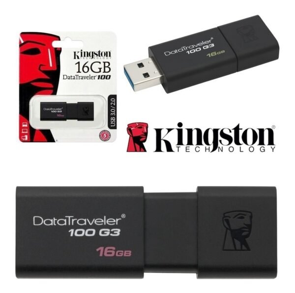 Kingston Push Pull Pendrive Waterproof Metal USB 3 2 Flash Drive Thumb Drive 16GB High Speed Flash Drive Plug and Play