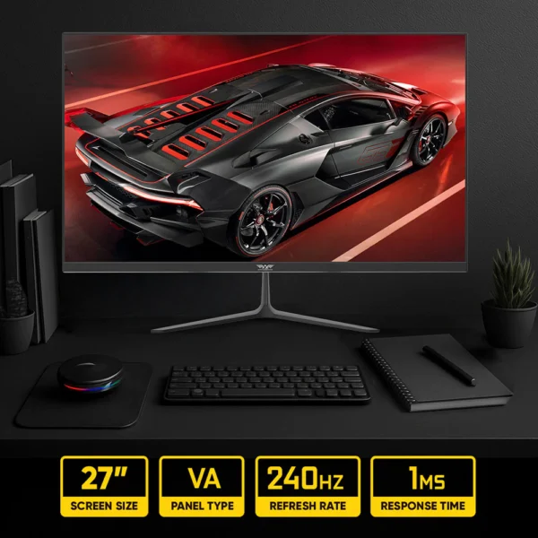 sg-11134201-8227i-mhhaah2klxc4ca.webp Armaggeddon 27 240Hz VA Panel 1MS G Sync Built In Speaker Frameless Monitor XF27HD Super G240