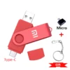 2TB OTG 3 in 1 USB Micro Type c Flash Drive 1TB 512gb 256gb 128gb 64gb 32gb 16gb Pendrive for Android Smartphone Laptop